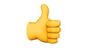 image of thumbs up emoji