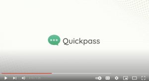 quickpass homepage, useful if you've forgotten your password