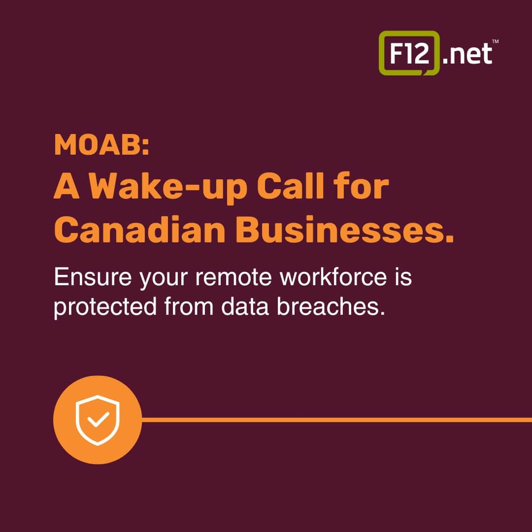 Remote Workforce Security MOAB call out is a wakeup call for business graphic 