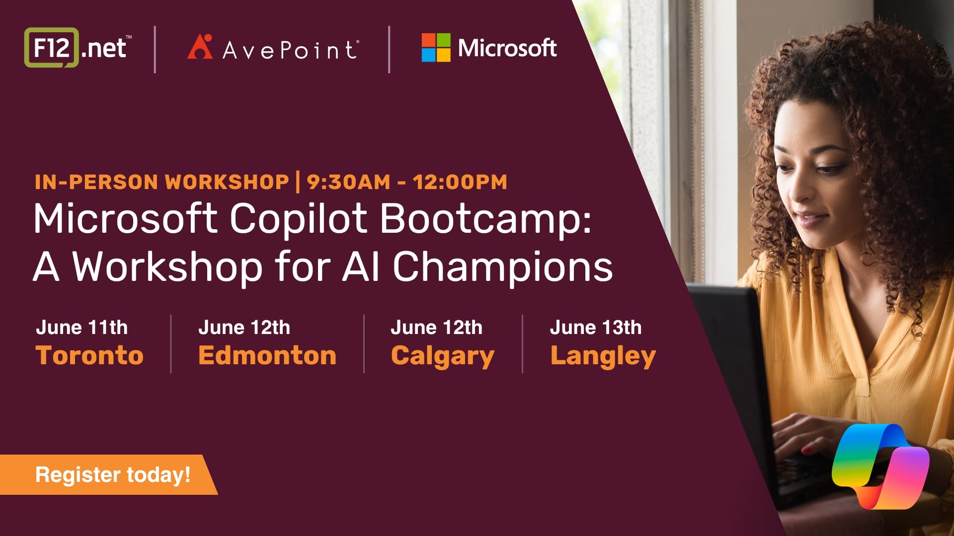 In-Person Event: Microsoft Copilot Bootcamp