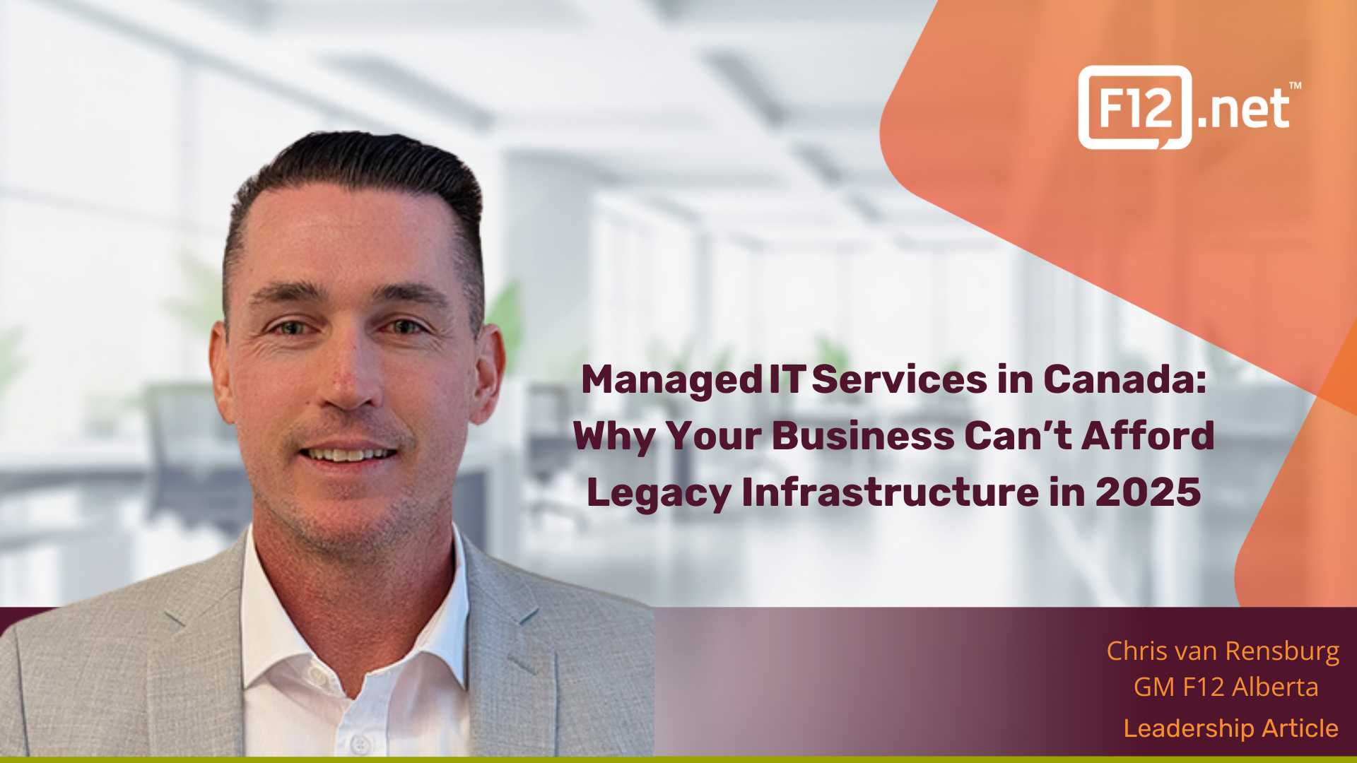 Managed IT Services in Canada: Why Your Business Can’t Afford Legacy Infrastructure in 2025